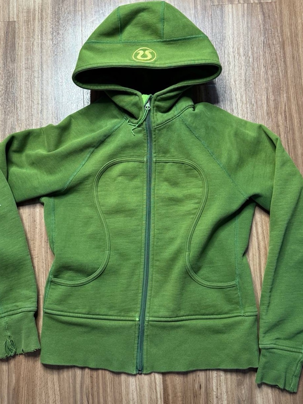 lululemon athletica Green Full‑Zip Hooded Jacket